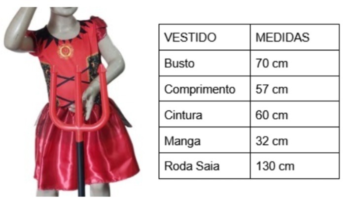 FANTASIA DIABINHA C/TRIDENTE